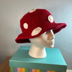 Crochet Mushroom Bucket Hat