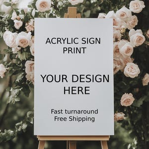 Acrylic Sign Printing Service