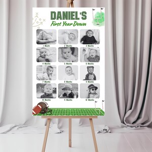 First Year Down One Year Photo Board | First Birthday | Baby Board