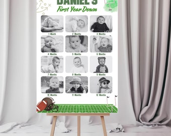 First Year Down One Year Photo Board | First Birthday | Baby Board
