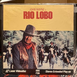 Rio Lobo John Wayne laserdisc