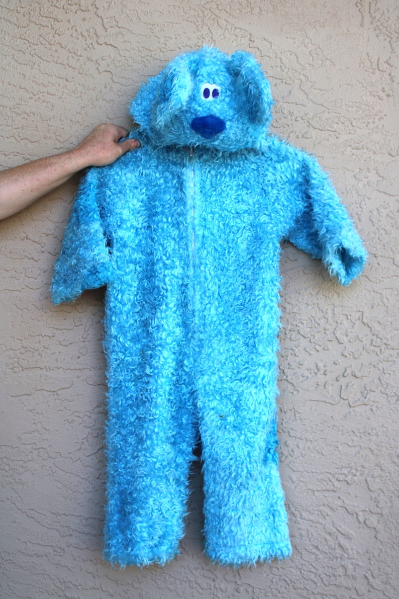 blue-s-clues-furry-costume-size-3t-to-4t-excellent-etsy