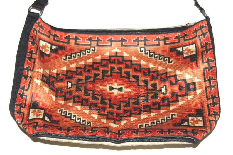 Southwestern Style Shoulder Bag/Tote/Laptop Computer Bag-Native American purse-handbag-hand bag-Amerind-Pueblo-amerindien-indio-handtasche image 2