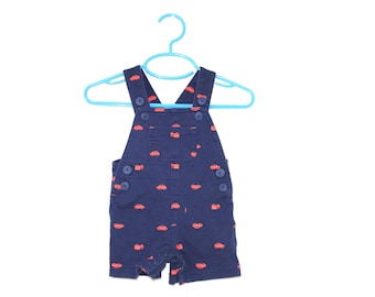 Carters Baby Overalls with Car Print size 3 months-EXCELLENT Condition-infant outfit-automobiles boy's shortalls