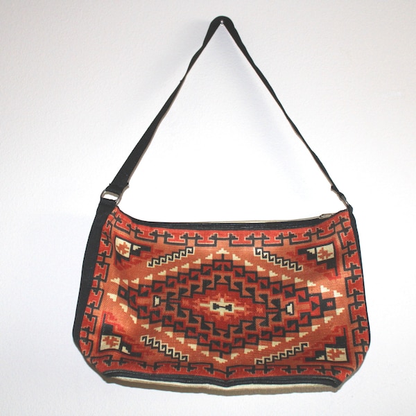 Southwestern Style Shoulder Bag/Tote/Laptop Computer Bag-Native American purse-handbag-hand bag-Amerind-Pueblo-amerindien-indio-handtasche