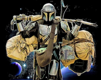 28+ DTF/DTG Halftone, paquete de 28+ The Mandalorian Png - Boba Fett Dtf - The Mandalorian Dtf - Boba Fett y The Mandalorian halftone