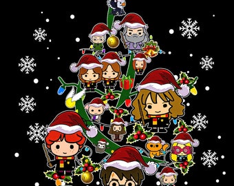 クリスマス T シャツ グラフィック ハーフトーン バンドル - ホリデー シャツ用 12 種類の DTF PNG デザイン - ホリデー シーズン T シャツ グラフィック バンドル クリスマス テーマ