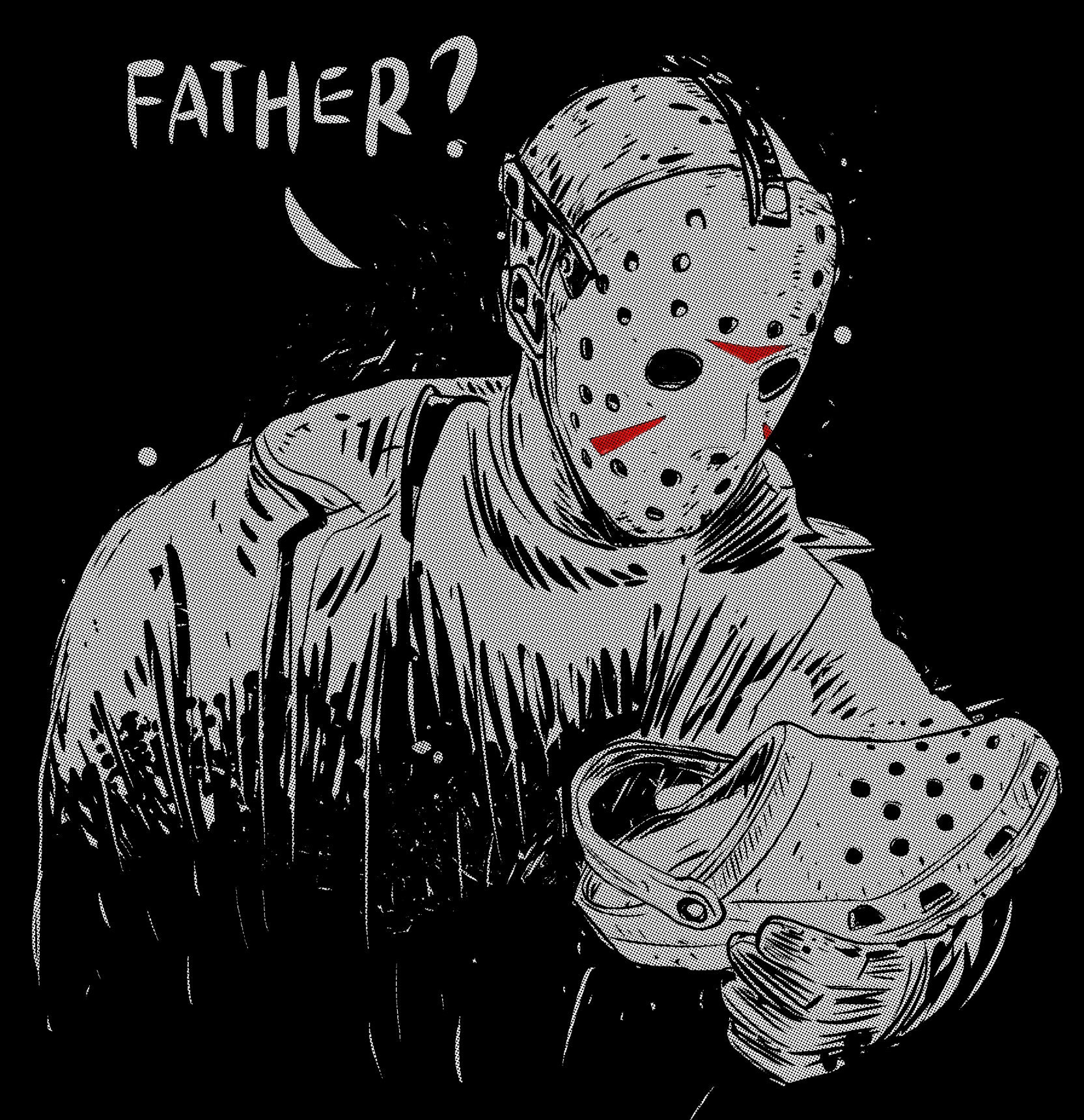 35 Iconic Horror Characters Halloween Halftone Bundle of 35 DTF Png