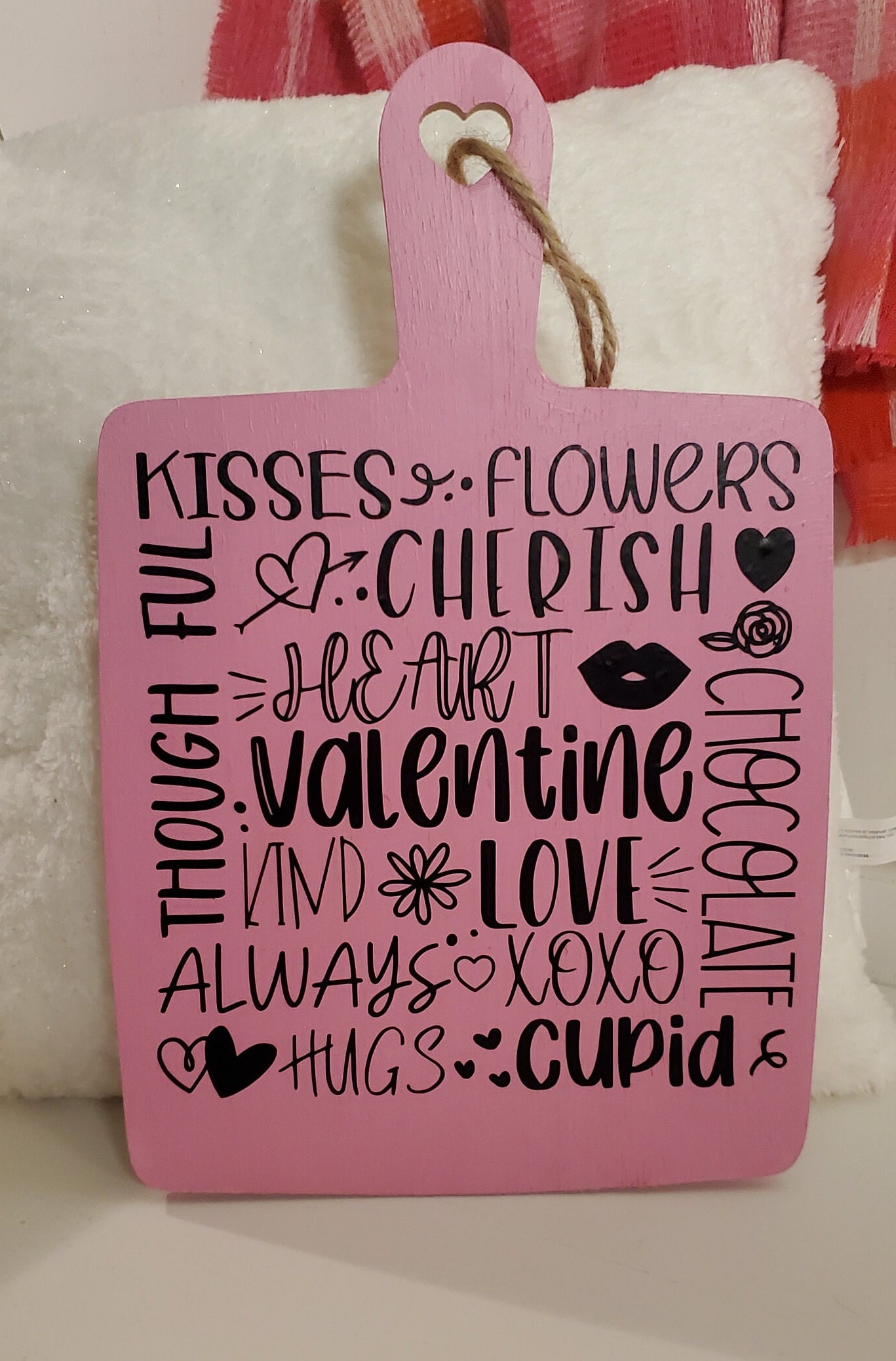Valentine's Day Wood Decor - Etsy
