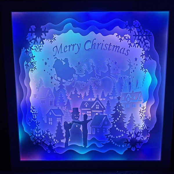 3D Shadowbox Lightbox Shadow Box Winter Christmas SVG Digital Cutting Pattern Plotter Laser Cricut, Brother, Silhouette, digital file 3D Shadowbox Lightbox Shadow Box Winter Christmas SVG Digital Cutting Pattern Plotter Laser Cricut, Brother, Silhouette, digital file