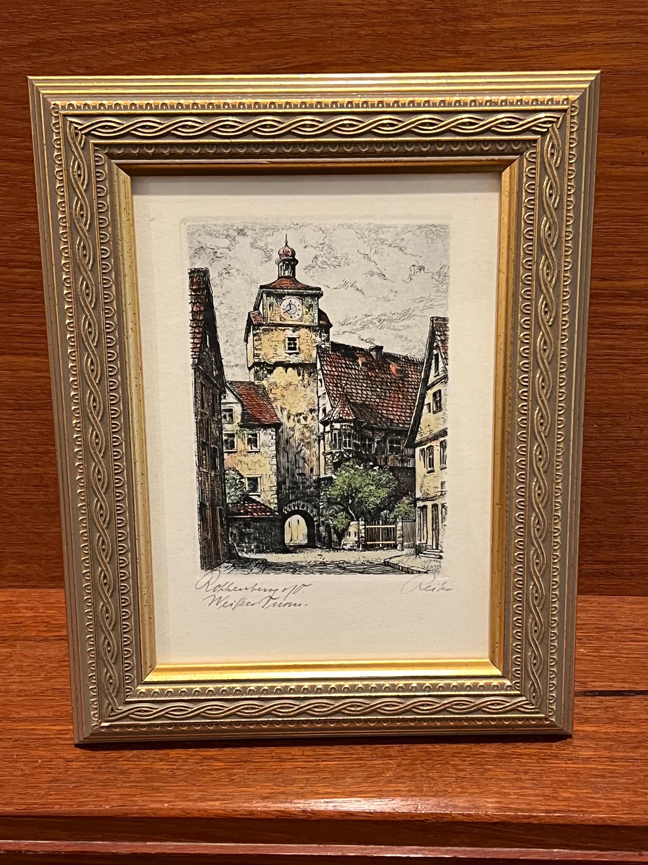 Original Etching Ernst Geissendorfer - Etsy