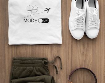 Airplaine Mode, Travel T Shirt, Travelling TShirt, Family Trip T-Shirt, Vacation Shirt, Adventure Tee, Camping TShirt, Airport Tee