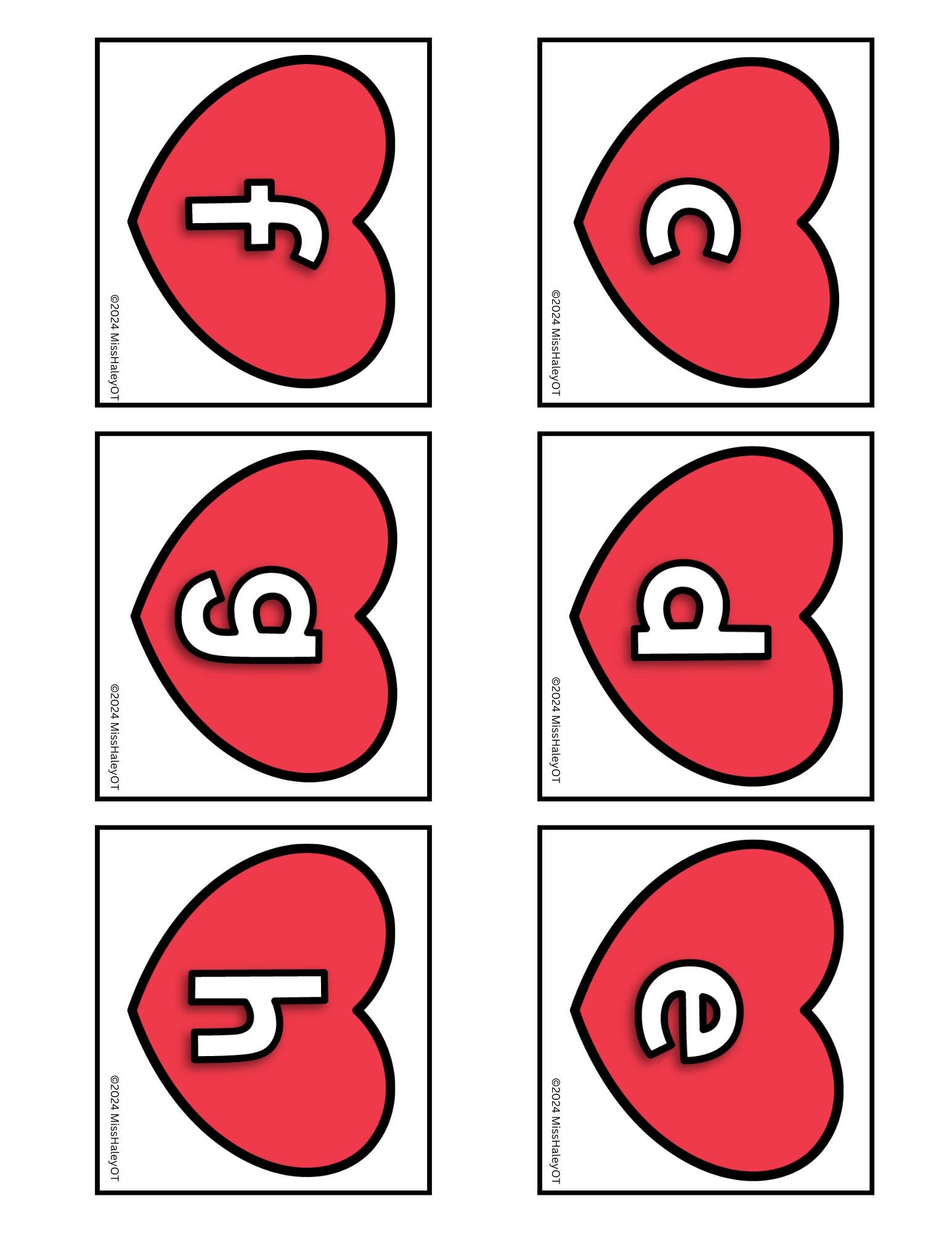 Valentine's Day Alphabet Chain Link Activity – Fine Motor and Letter ...