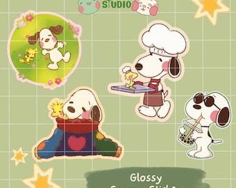 Shnoopy Glossy Stickers