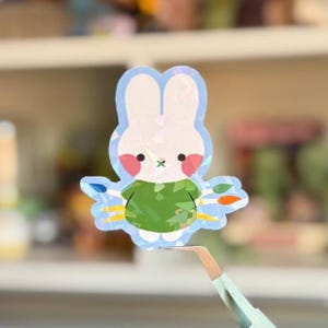 Miffy Paint Holographic Sticker