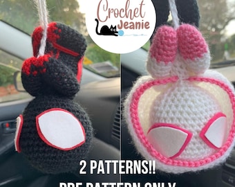 Crochet Pattern Bundle – Hanging Miles Morales & Spider-Gwen