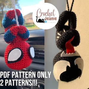Crochet Pattern Bundle – Hanging Spider-Man & Venom