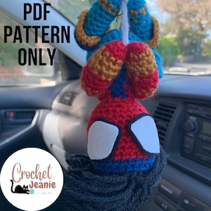 Hanging Pavitr Prabhakar Spider Hero – Crochet Pattern PDF