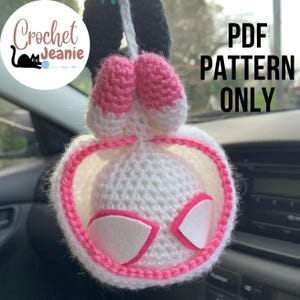 Hanging Spider Gwen Crochet Pattern – PDF Car Mirror Plush