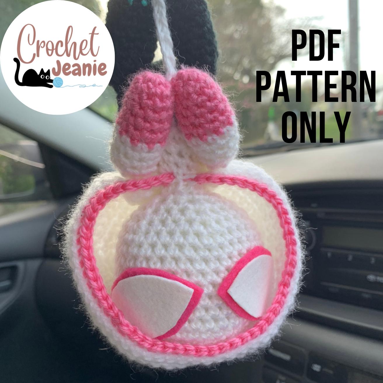 Hanging Spider Gwen Crochet Pattern – PDF Car Mirror Plush - Etsy