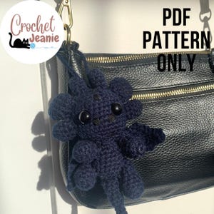 Cute Black Dragon Plush – Amigurumi Crochet Pattern
