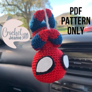 PATTERN - Crochet Hanging Spiderman