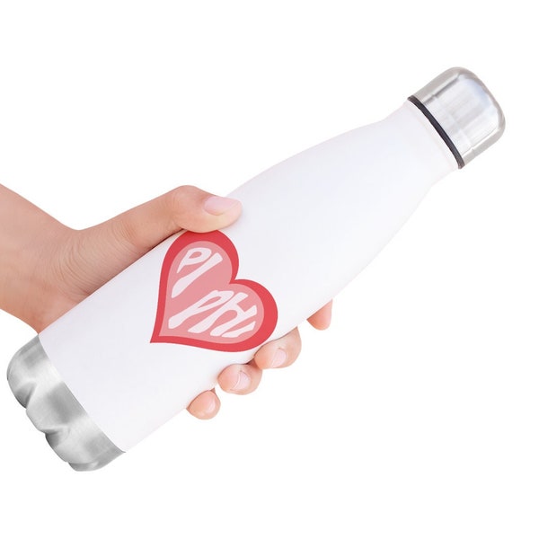 Pi Beta Phi Water Bottle - Metal Sorority Water Bottle, Pi Beta Phi Big/Little Gift Ideas, Pi Beta Phi Merch Ideas, Pi Beta Phi Bid Day Gift