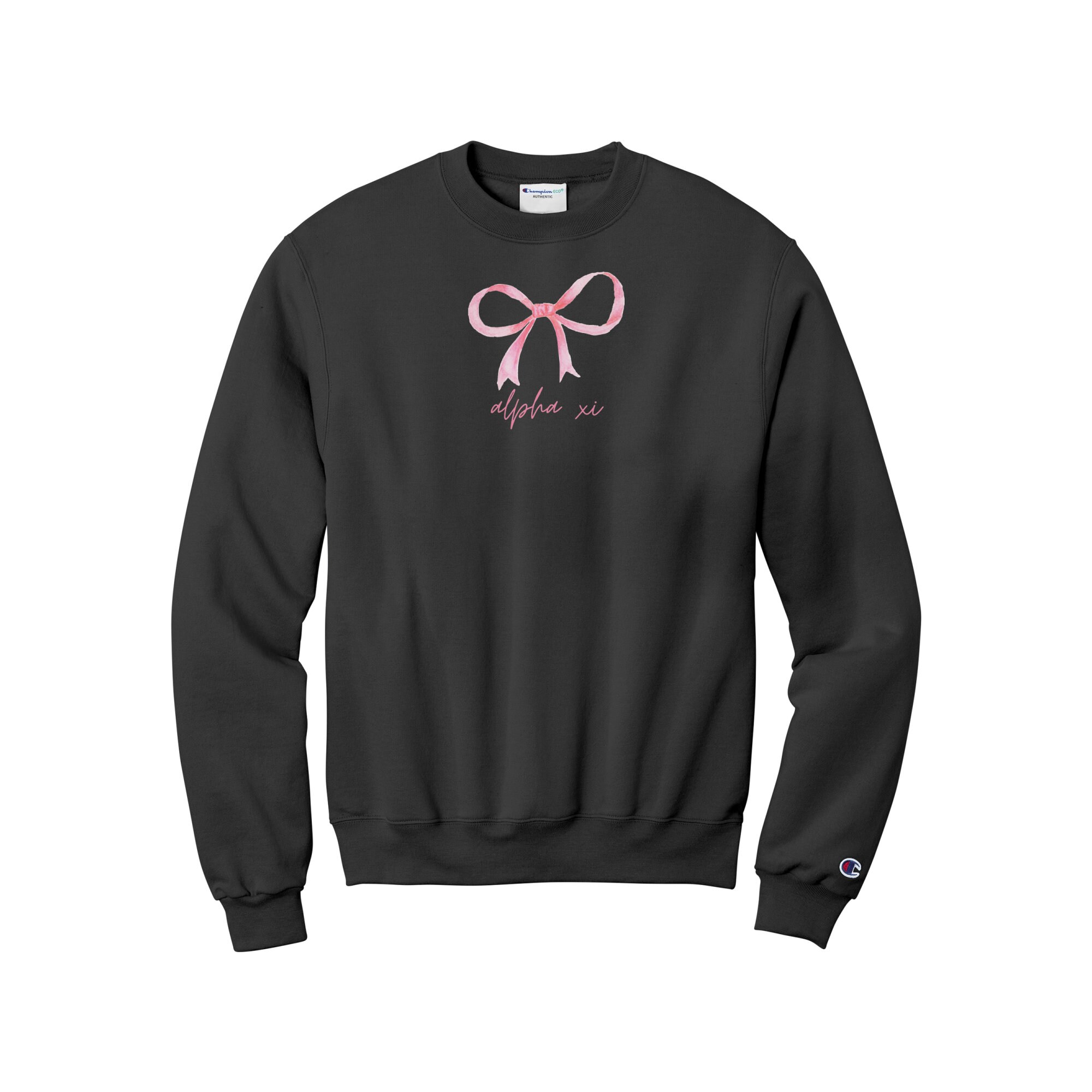 Alpha Xi Delta Bows Crewneck Alpha Xi Delta Gift Ideas, Big/little