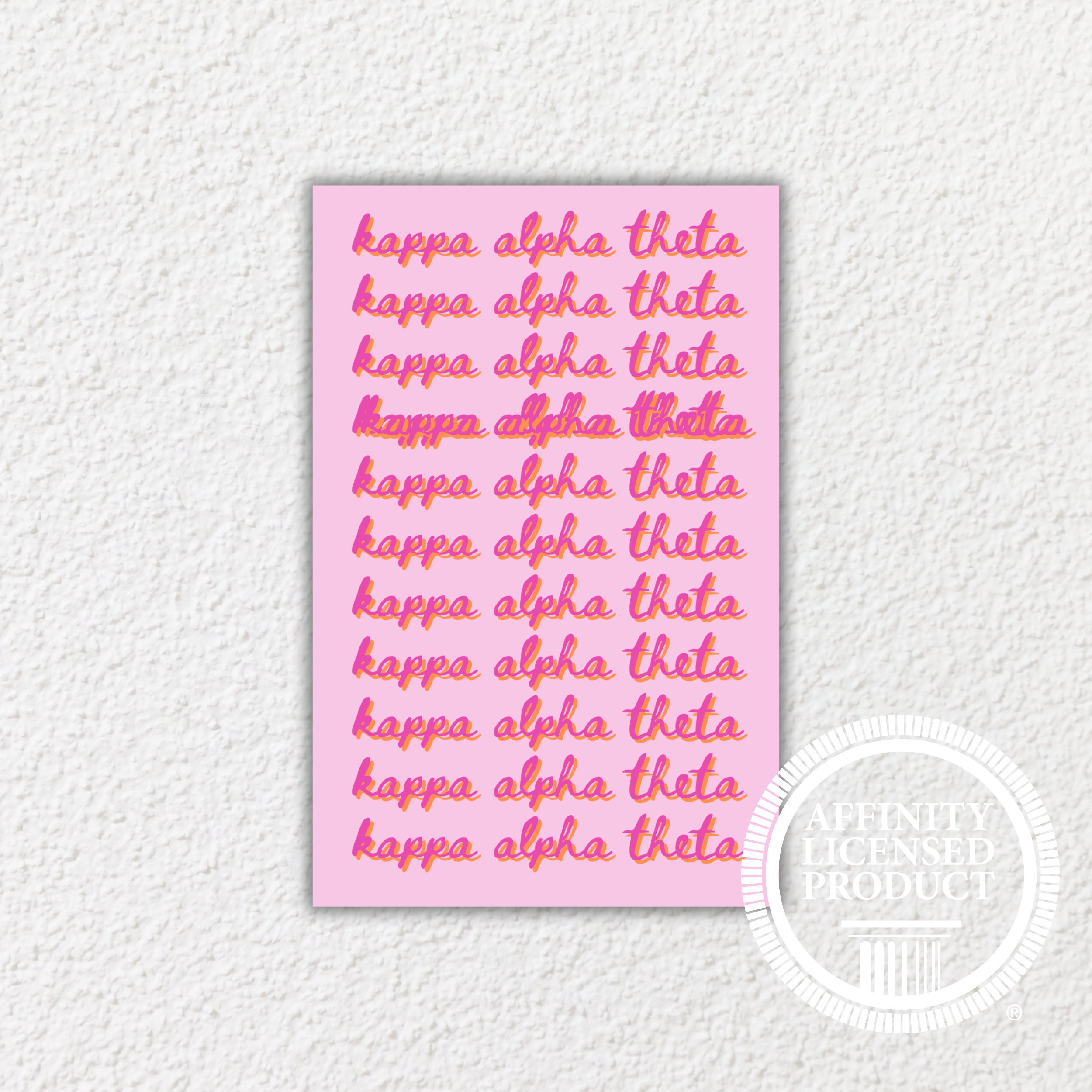 Kappa Alpha Theta Print Kappa Alpha Theta Digital Download, Custom ...