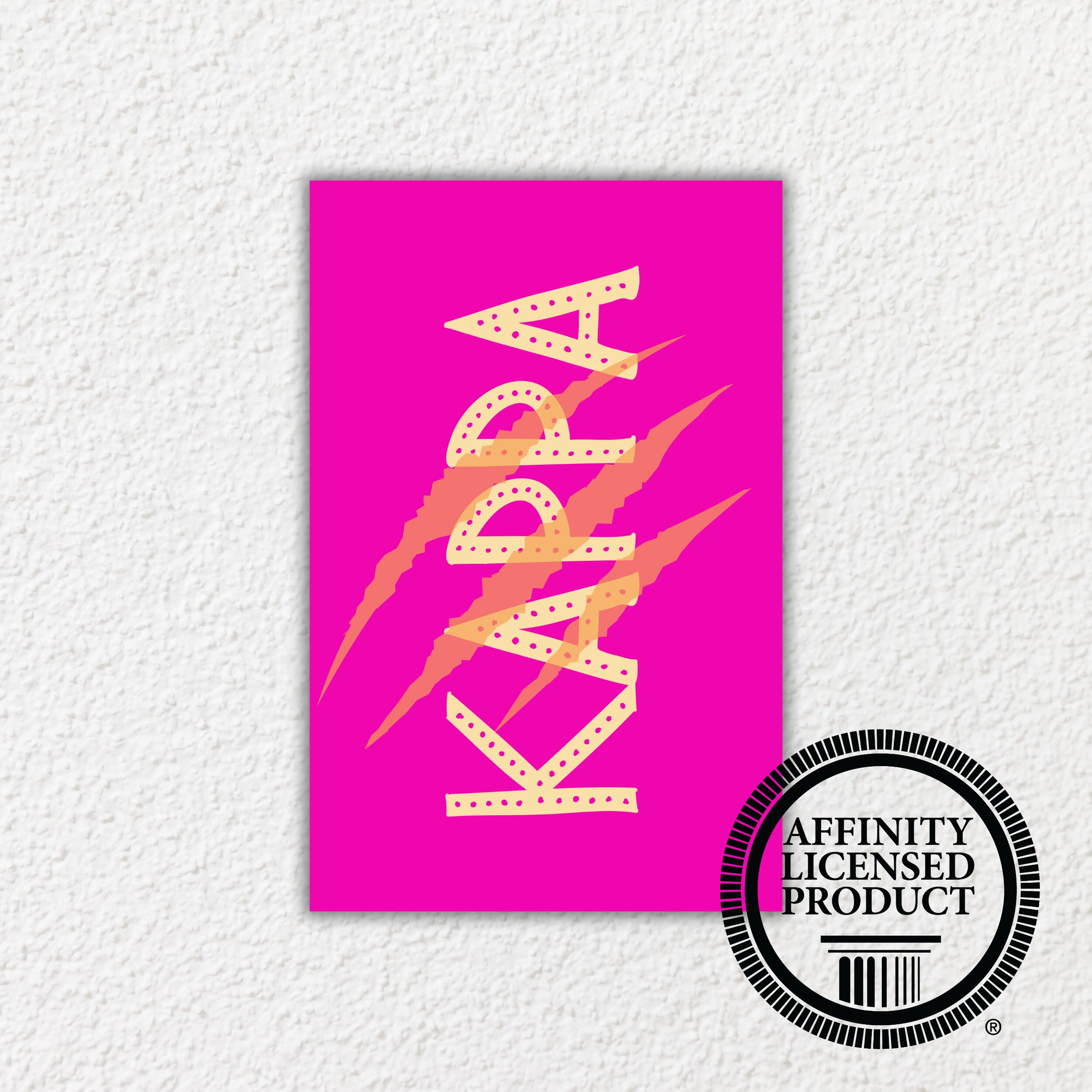 Tiger Kappa Kappa Gamma Print Set Kappa Kappa Gamma Digital Download ...