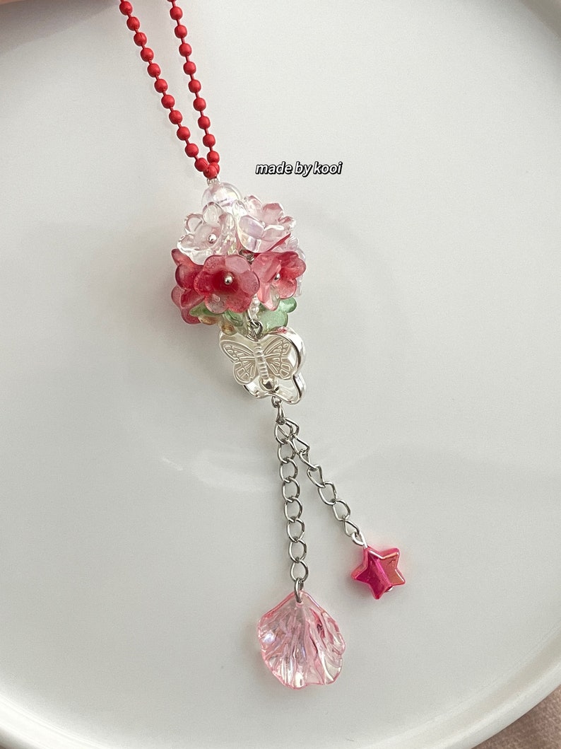 Hydrangea Phone Charms & Bag Charms Etsy