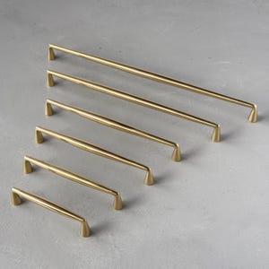 Solid brass handles EDEN unlacquered kitchen cabinet knobs handle high quality luxury handles