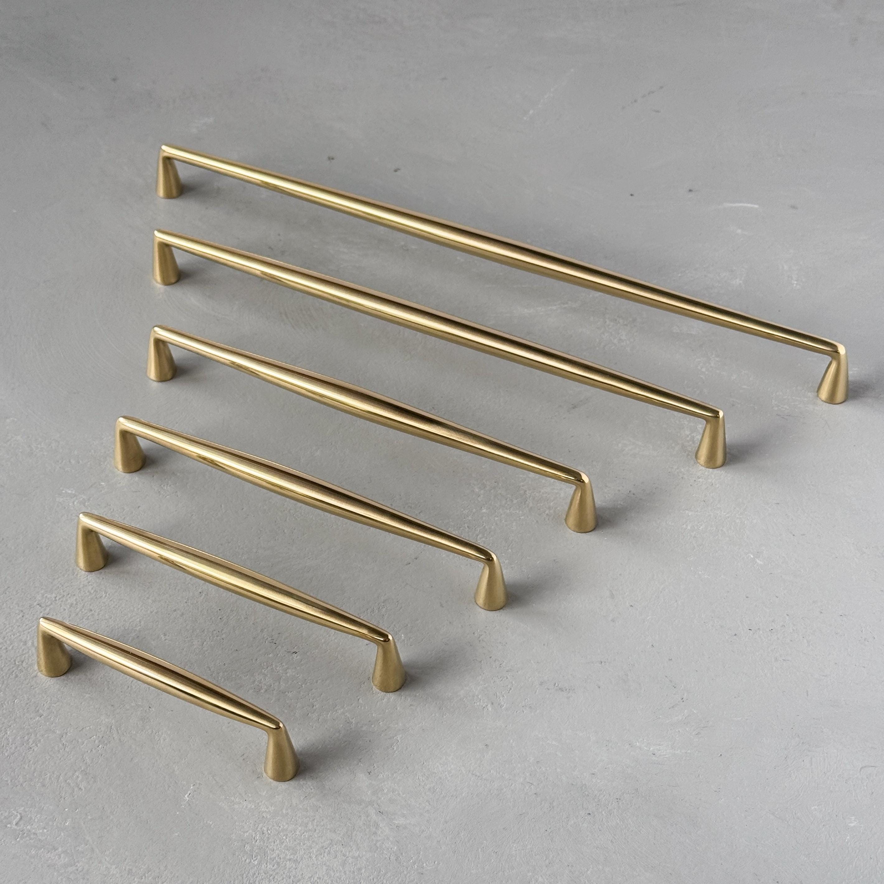 Solid brass handles EDEN unlacquered kitchen cabinet knobs handle high quality luxury handles