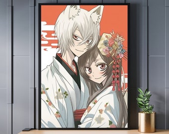 Akura-Ou and Tomoe Kamisama Kiss (Kamisama Hajimemashita) Anime A4 Gloss  Laminated Print