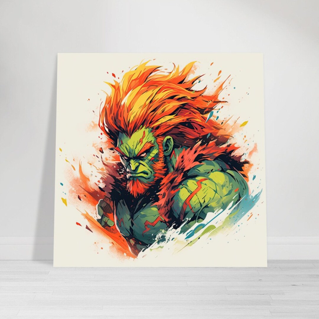 Blanka Premium Matte Poster Street Fighter SF6 Video Game Etsy