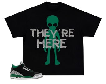 Aliens They're Here Graphic T-Shirt