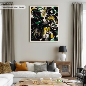 Franz Marc Genesis II 1914 Famous Artwork Canvas/Poster Art Reproduction, Abstract Wall Art, Modern Painting, Expressionism, Wall Decor