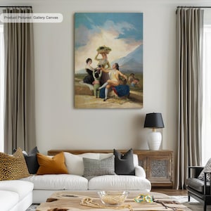 Francisco Goya Autumn The Grape Harvest Famous Canvas/Poster Print Art Reproduction, Classic Wall Art Romanticism Painting, Spanish Art
