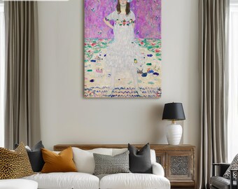 Gustav Klimt Mada Primavesi Painting Canvas/Poster Art Reproduction, Modern Wall Art Print, Symbolism Art Nouveau Painting, Classic Wall Art