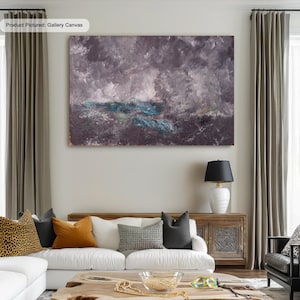 August Strindberg Storm in the Skerries &quot;The Flying Dutchman&quot; Famous Canvas/Poster Art Reproduction, Abstract Wall Art Print, Modern Art
