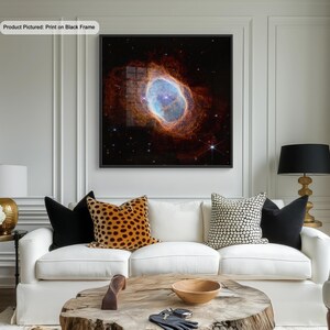 Southern Ring Nebula NASA Deep Field Canvas/Poster Art, James Webb Space Telescope First Images, Cosmic Cliffs, Space Astronomy Wall Art