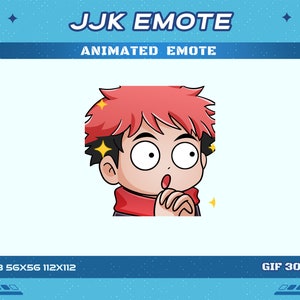 Emote anime animate dell'utente di JJK Curse implorando, Emote animate anime di JJK implorando Twitch Discord Emote Youtube