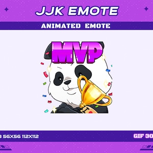 Mvp JJK Curse User Animated Anime Emote, MVP JJK Anime Animated Emotes Twitch Discord Youtube Emote