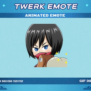 Emote animata di Twerk Beast Titan Fighter, emote animata di Twerk Beast Titan Fighter, emote animata di Twitch Discord Youtube