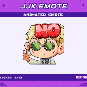 Nessuna emote animata dell'utente di JJK Curse, nessuna emote animata dell'anime di JJK Emote Twitch Discord Youtube