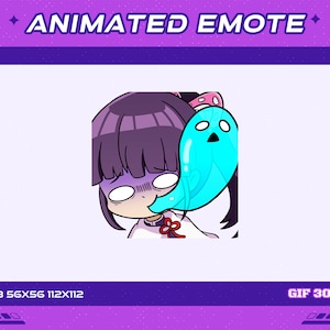 Ghost Demon Fighter Animated Anime Emote, Ghost Anime Demon Fighter Animated Emote, Twitch Discord Youtube Emote