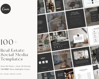 Real Estate Templates | Social Media Realtor Marketing, Realtor Branding, Instagram Facebook Templates, Realtor Templates, Real Estate Post