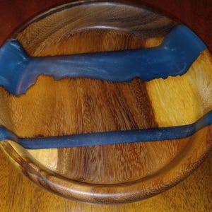 Kauai  Koa / Epoxy Resin Nou Nou Mountain (Sleeping Giant) Bowl