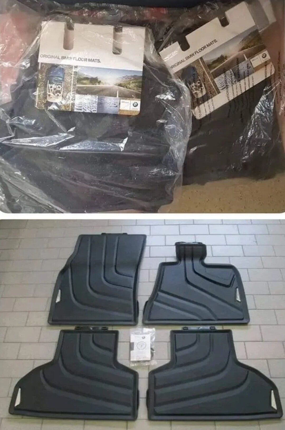 Genuine BMW F15 X5 Tailored Rubber Floor Mats Front and Rear Etsy