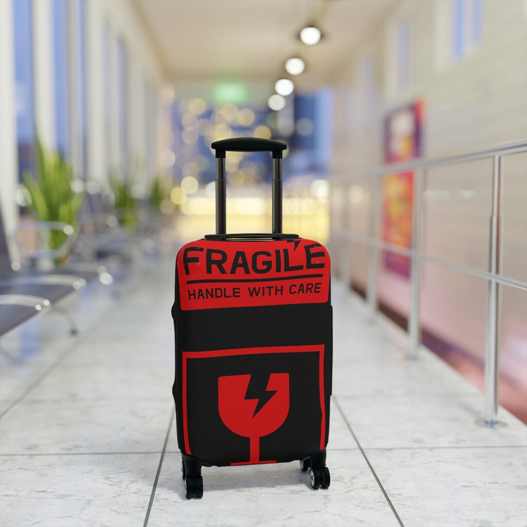 Fragile Handle With Care Caution Suitcase Baggage Luggage Etsy